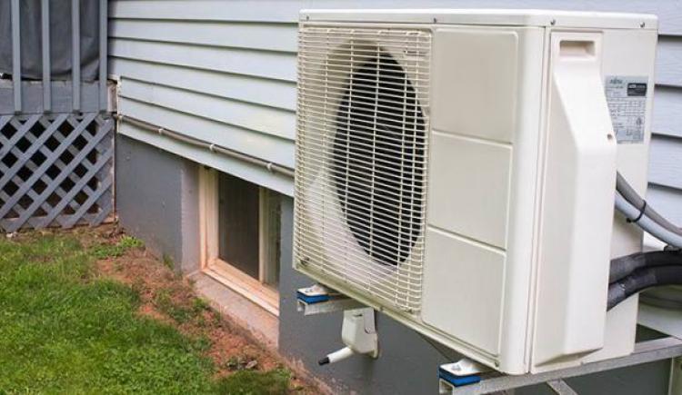 Picture of a mini-split heat pump outdoor unit