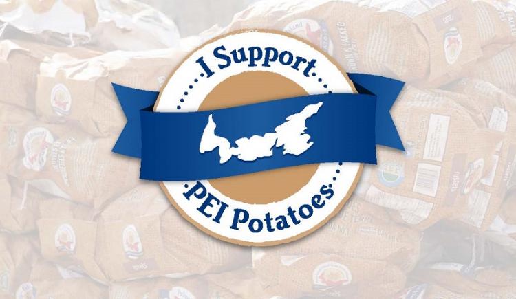 I Support PEI Potatoes logo