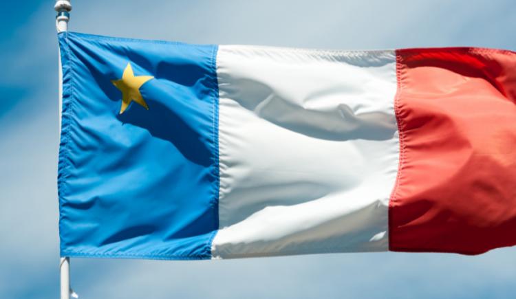 image of the Acadian Flag