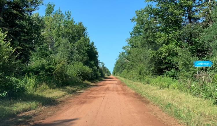 Picture of a dirt road on PEI