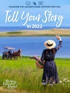 Cover capture fo Tourism PEI Advertising Opportunities booklet for operators 2022